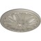Ekena Millwork Bordeaux Ceiling Medallion (Fits Canopies up to 3 1/4"), 22 5/8"OD x 1 3/4"P, Pearl White CM22BOPWS - alternate 3